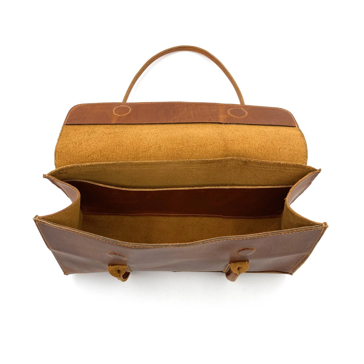 East-West Shoulder Bag in Cognac