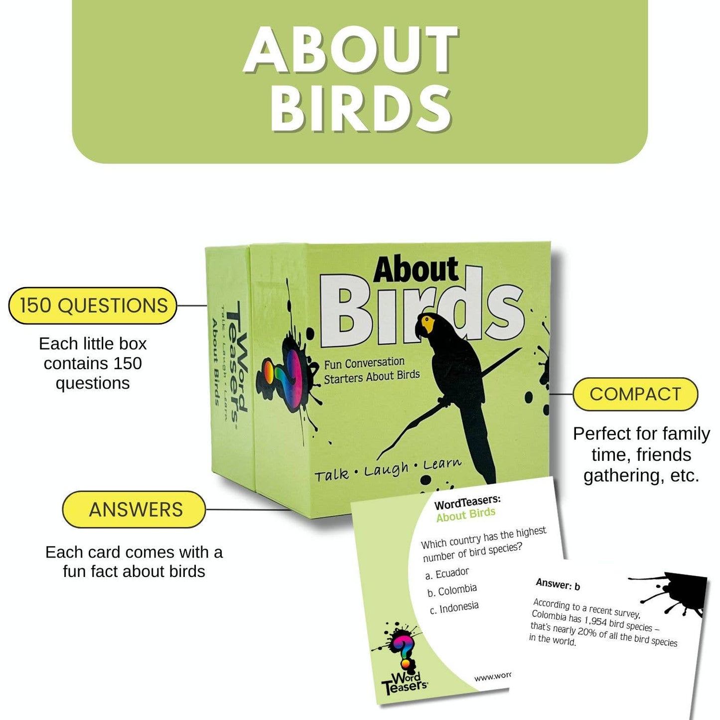 Word Teasers | About Birds