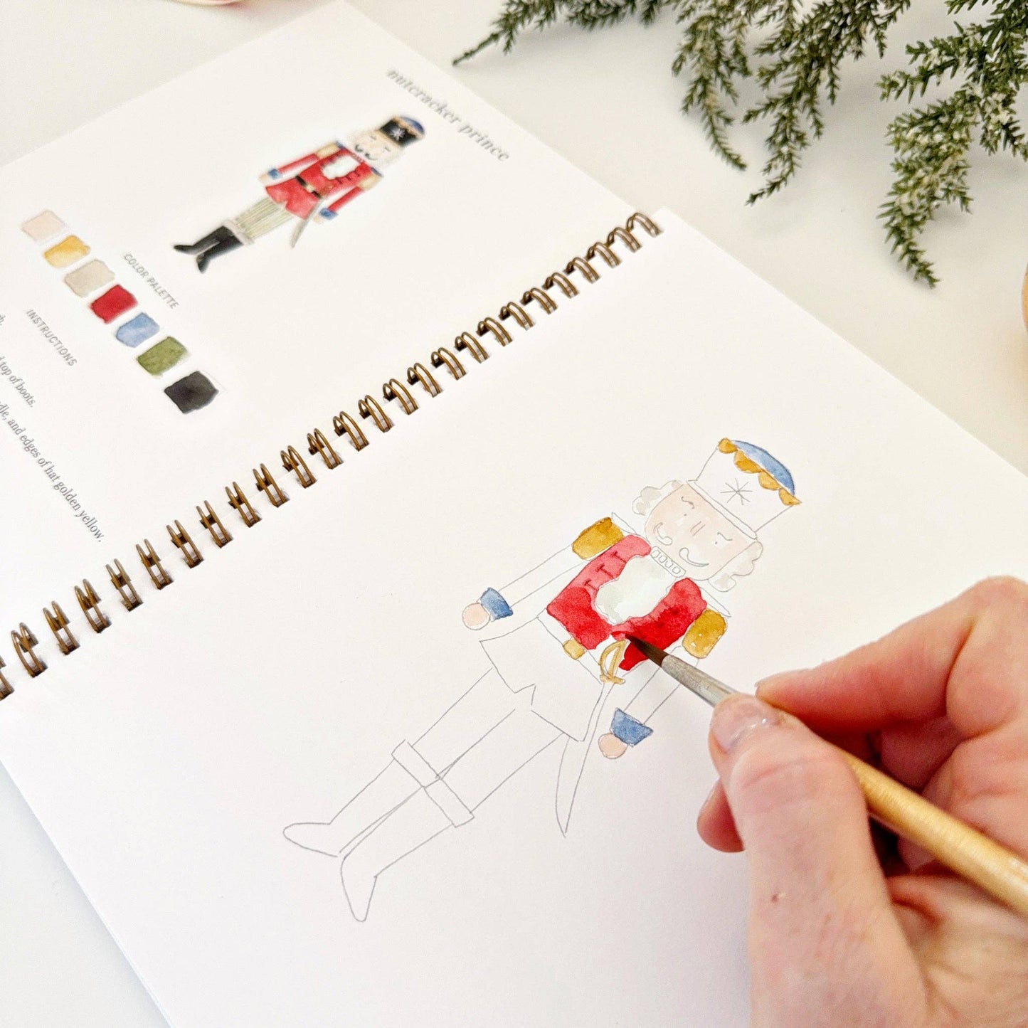 Watercolor Workbook | Nutcracker