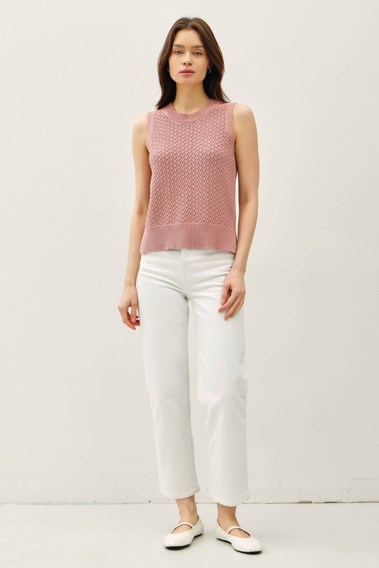 Sleeveless Knit Top