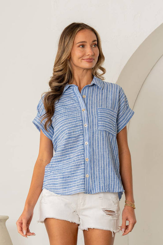 Stripe Button Down