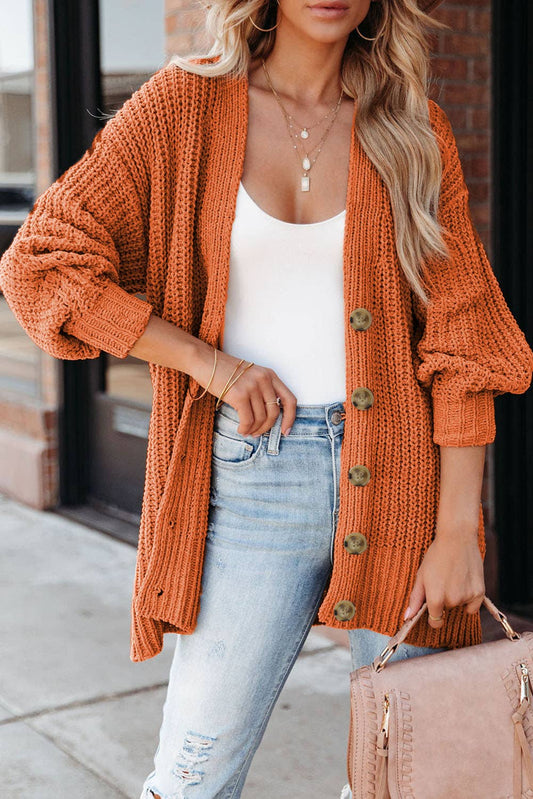 Chunky Cardigan Sweater