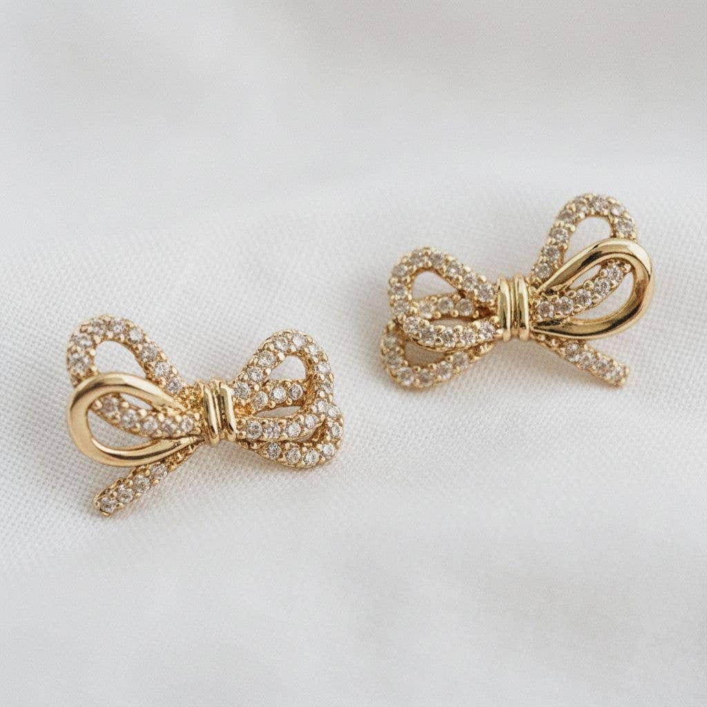 Bow Stud Earrings