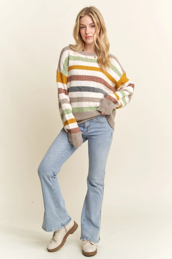 Multicolor Stripe Sweater