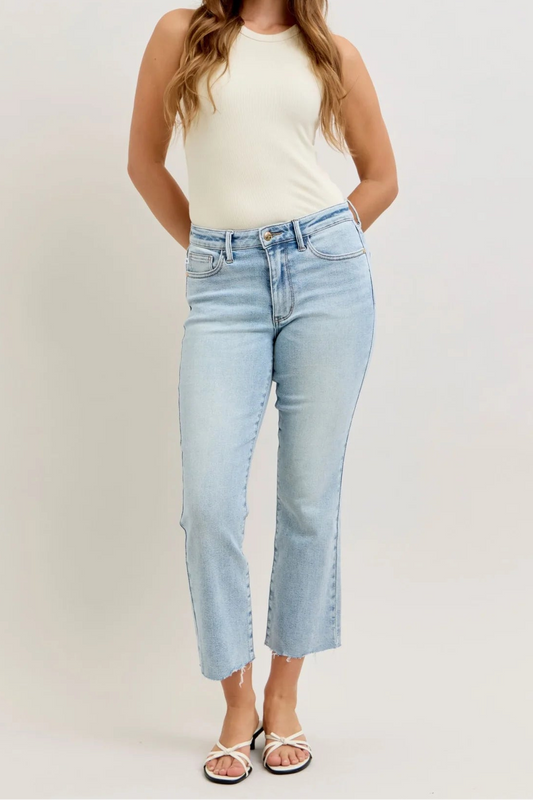 MR | Kick Flare | Raw Hem