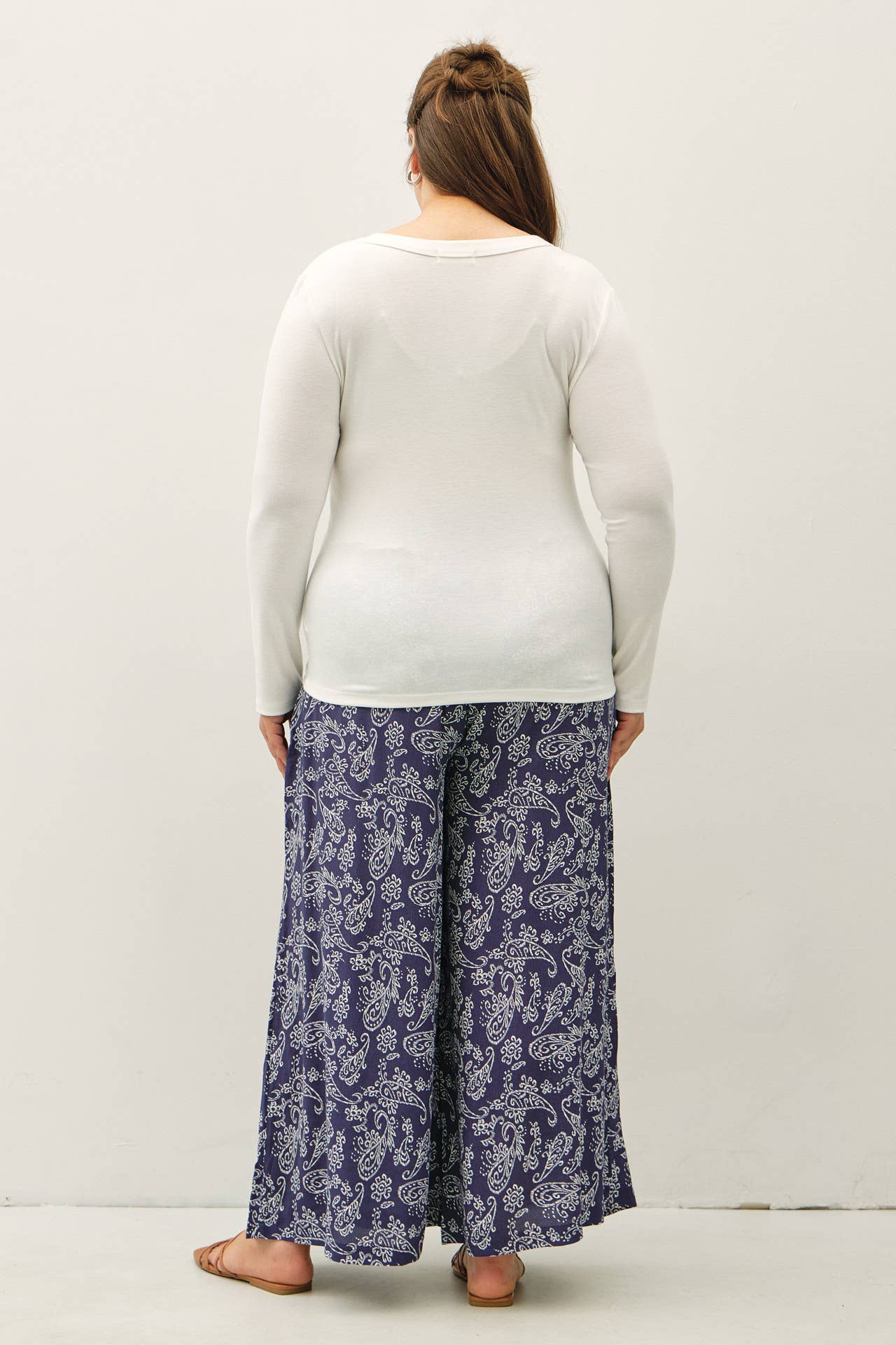 Plus Exclusive Long Sleeve Tee | Ivory