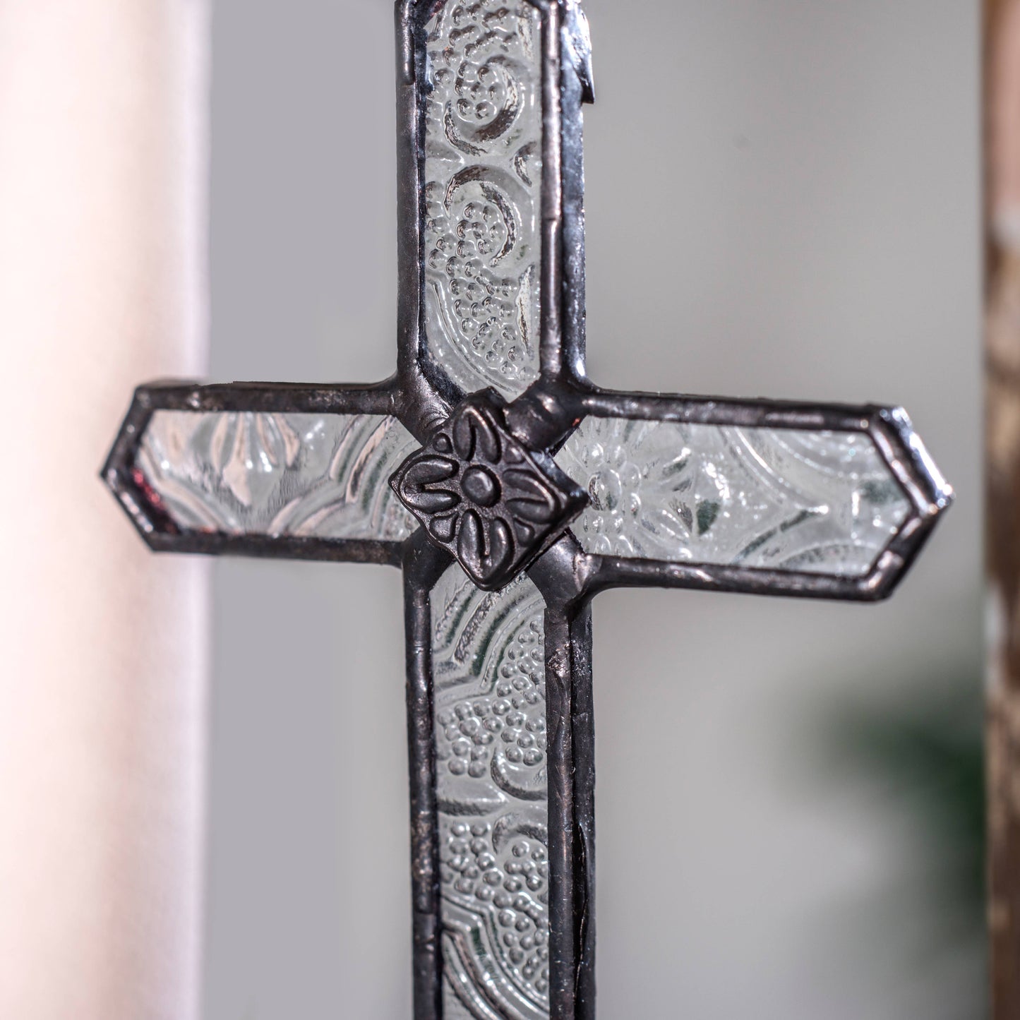 Glass Ornament | Small Cross