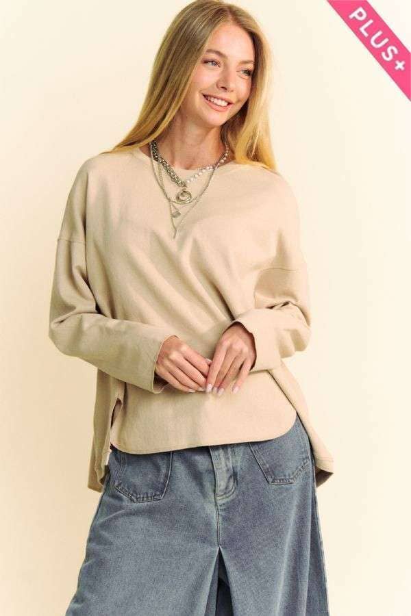 Plus Exclusive - Long Sleeve Pullover