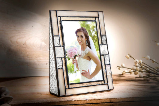 Ivory Opalescent Picture Frame