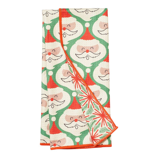 Anywhere Towel Reversible | Santas