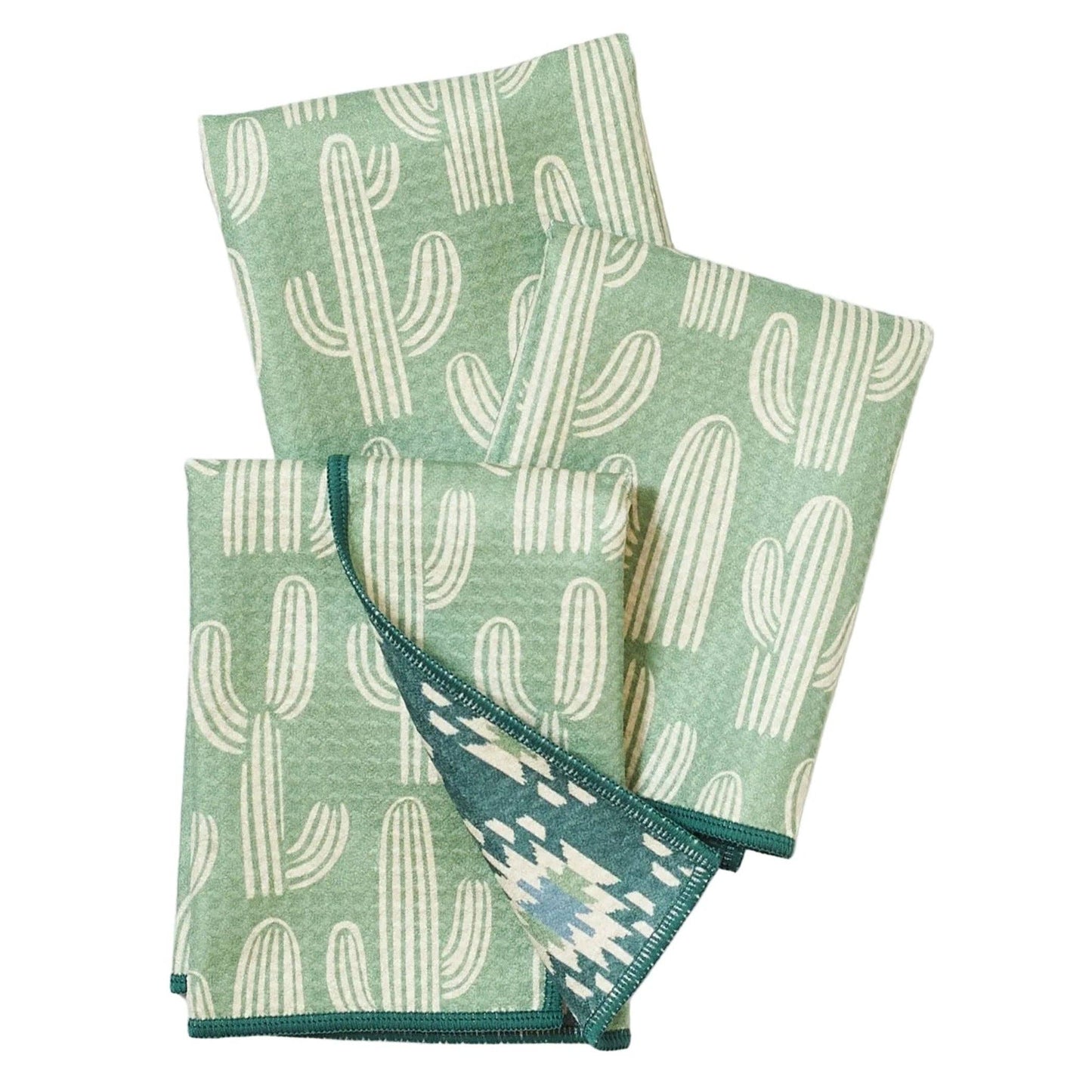 Mighty Mini Towel (Set of 3) Reversible | Cacti