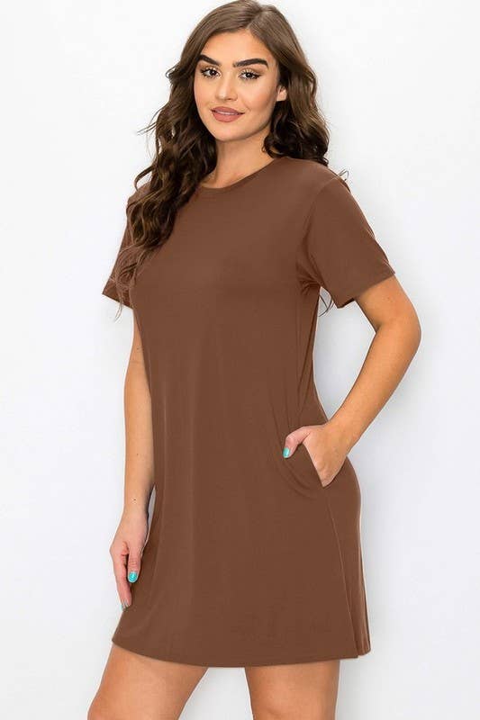On The Go T- Shirt Dress