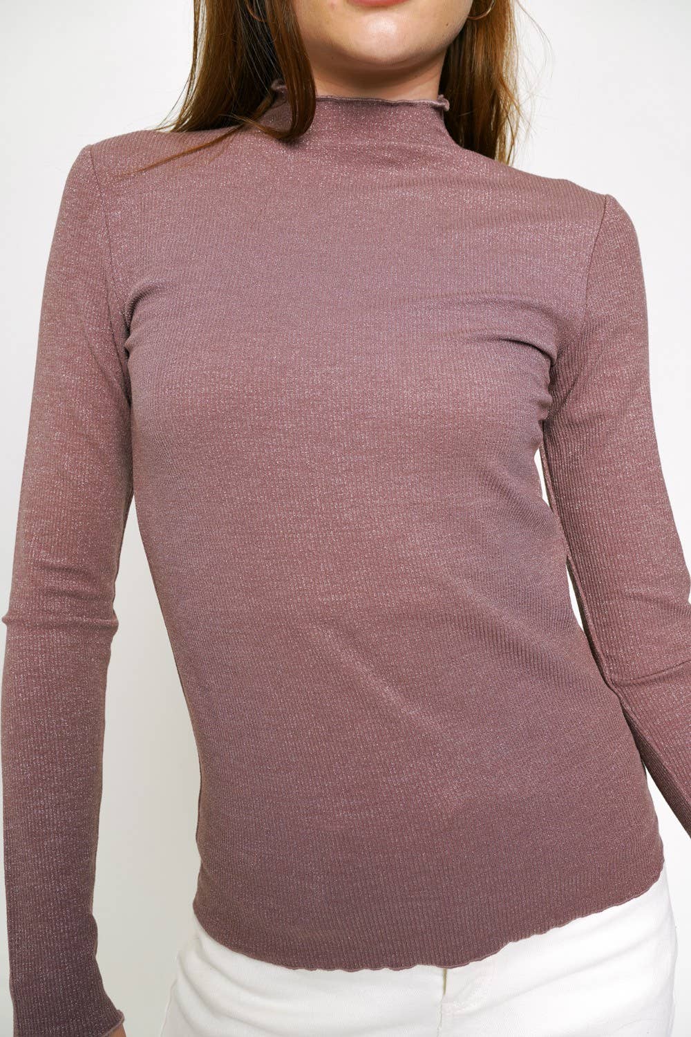 Mock Neck Top