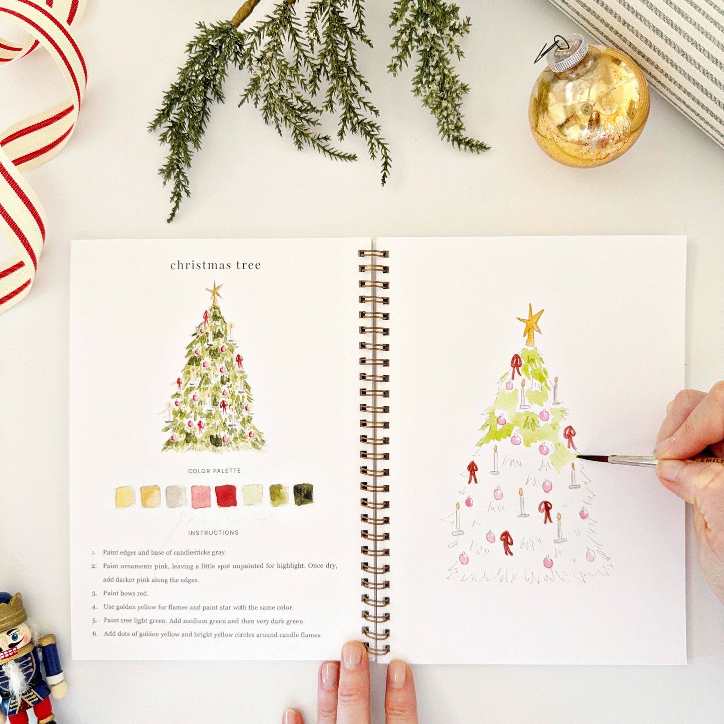 Watercolor Workbook | Nutcracker