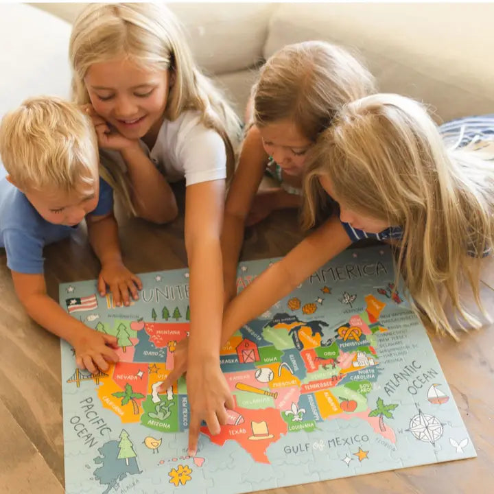 USA Educational Jigsaw Puzzle