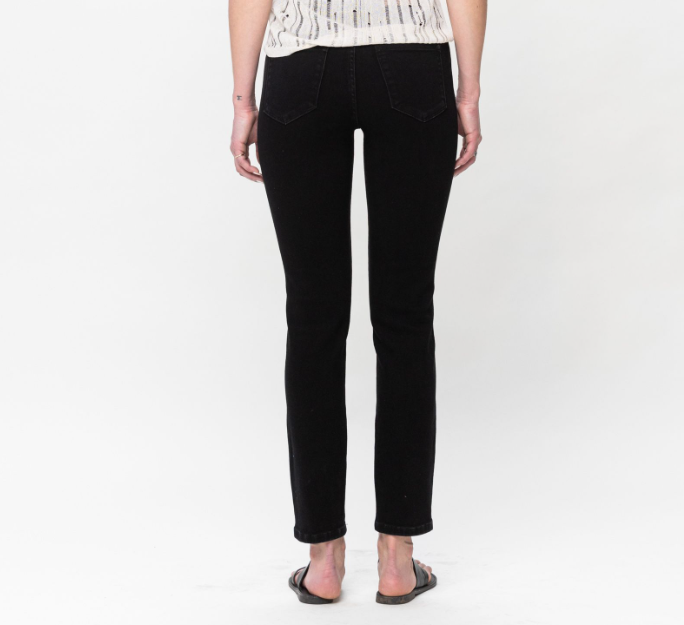 Mid-Rise | Slim | Black Jeans