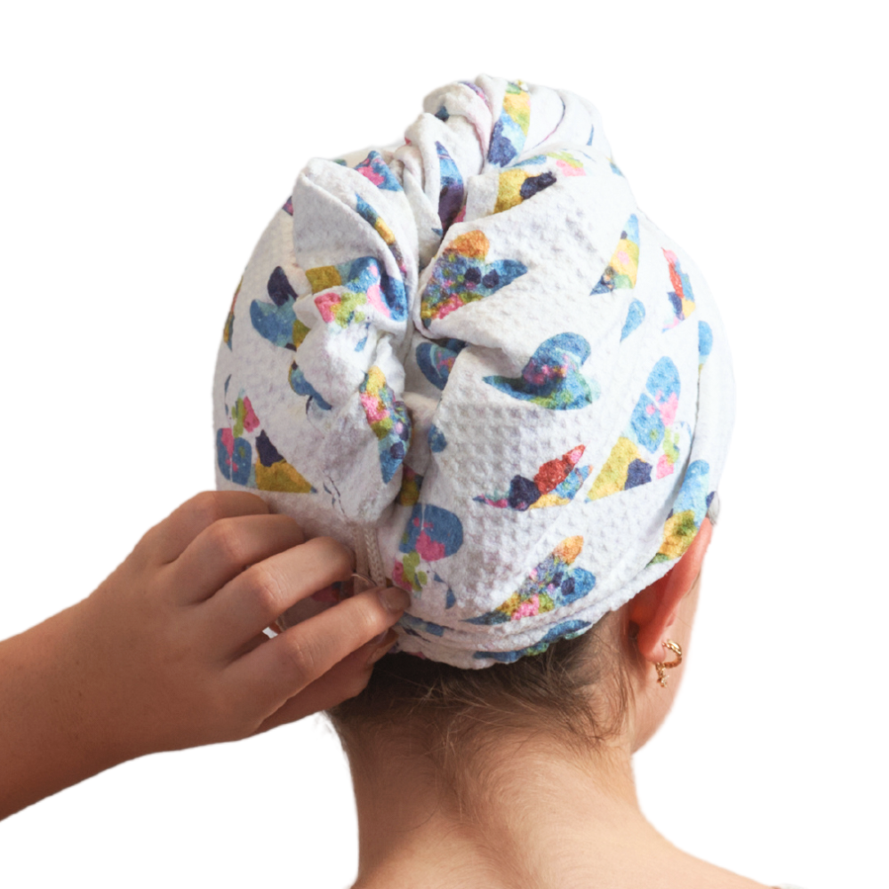 Hair Towel Wrap |  HGC Love in Multicolor