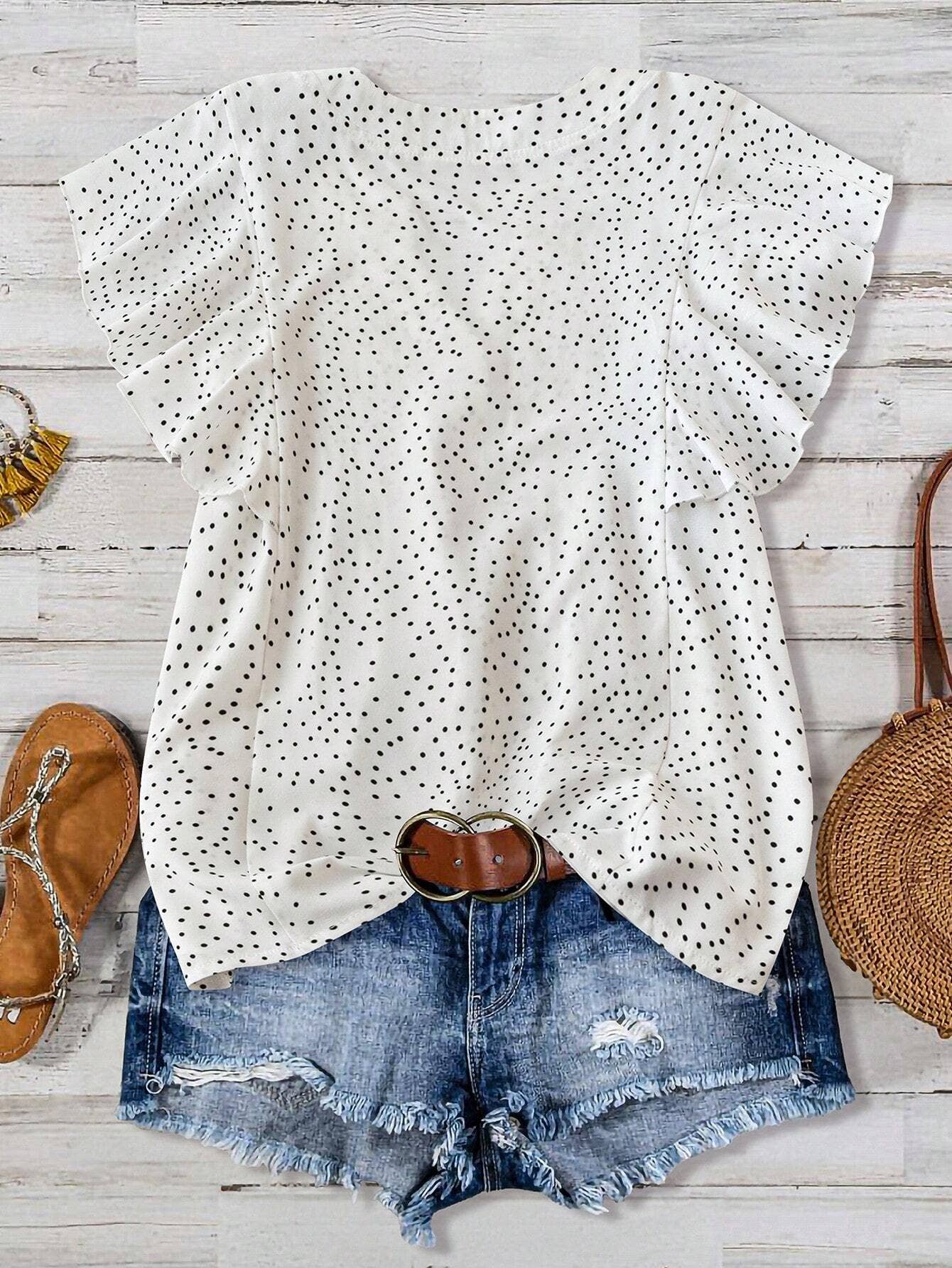Polka Dot Blouse