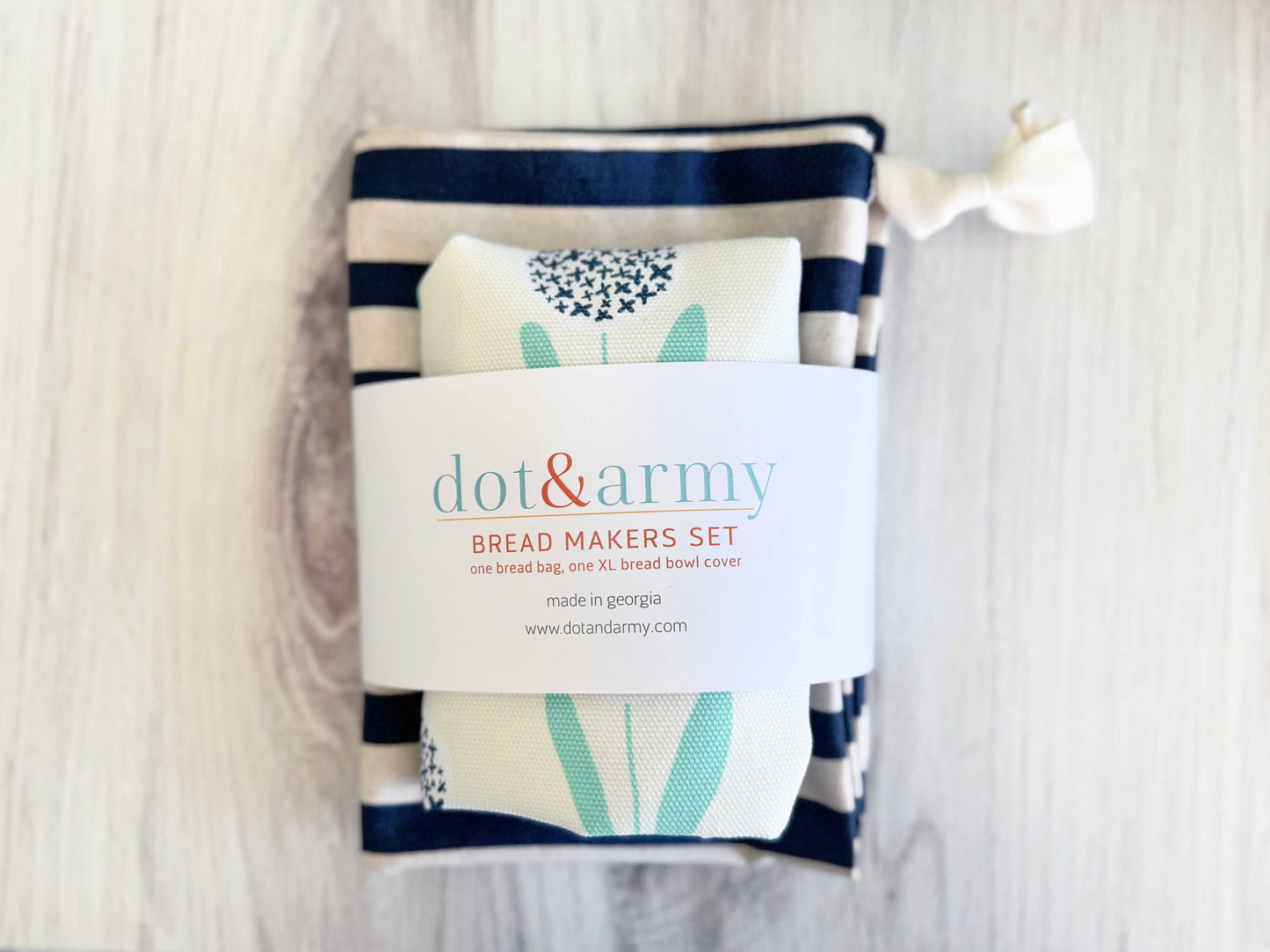 Bread Bag & Bowl Cover | Dandelion Stripe