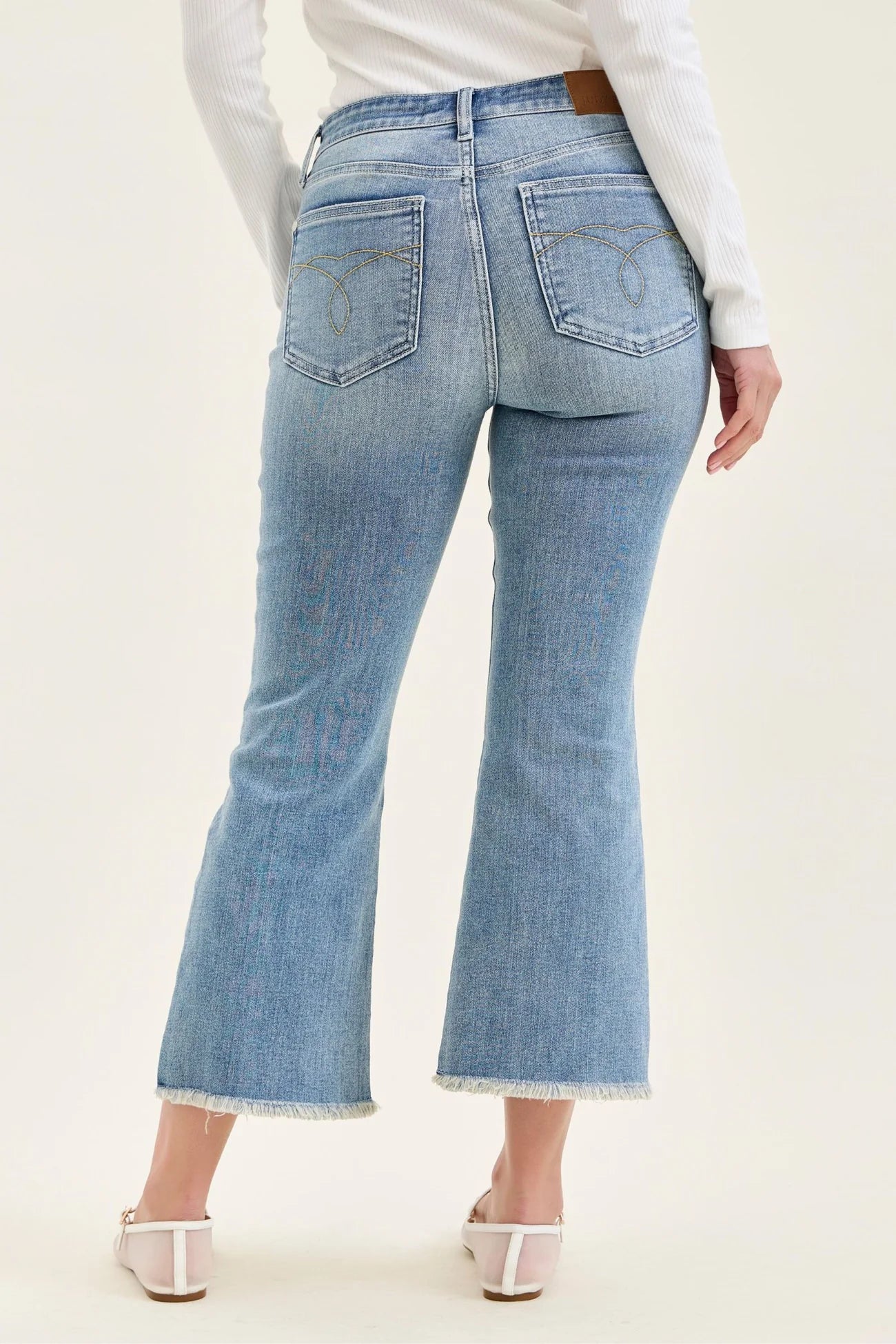 MR | Kick Flare | Frayed Hem