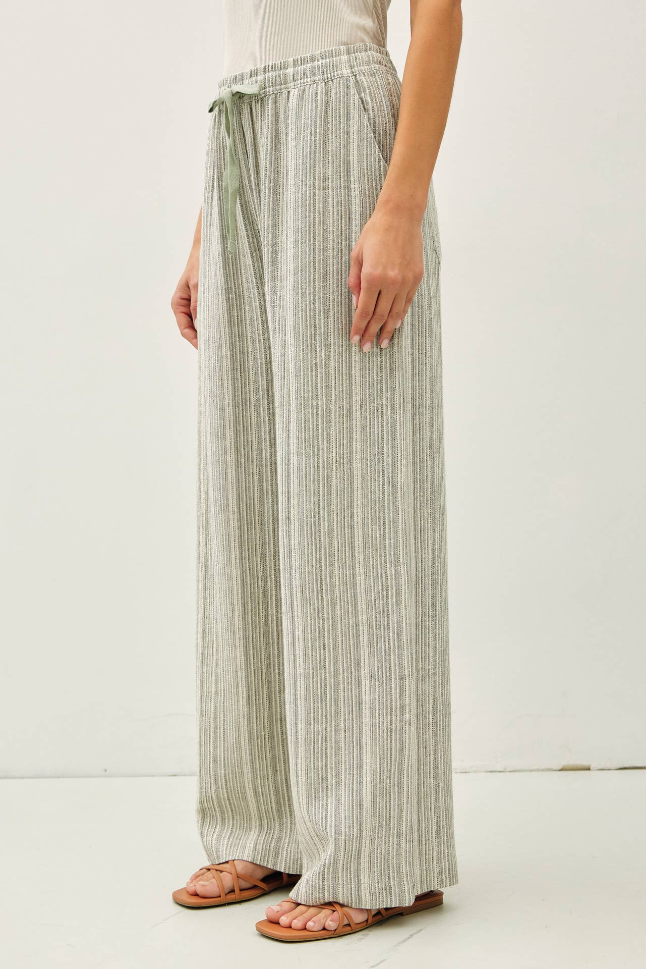 Linen Wide Leg Pants