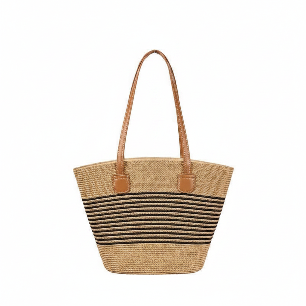 Straw Tote & Hat
