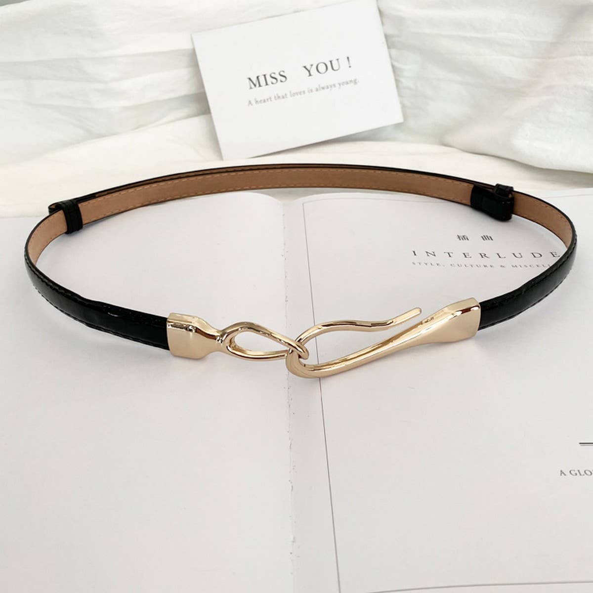 Thin Adjustable Belt