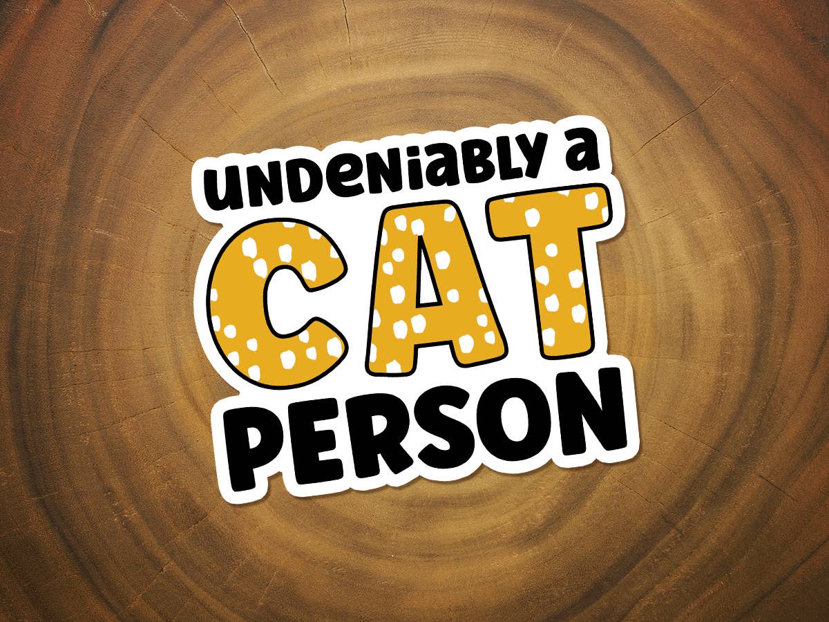 Sticker | Undeniably A Cat Person