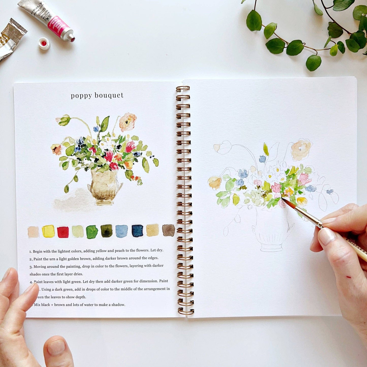 Watercolor Workbook | Bouquets