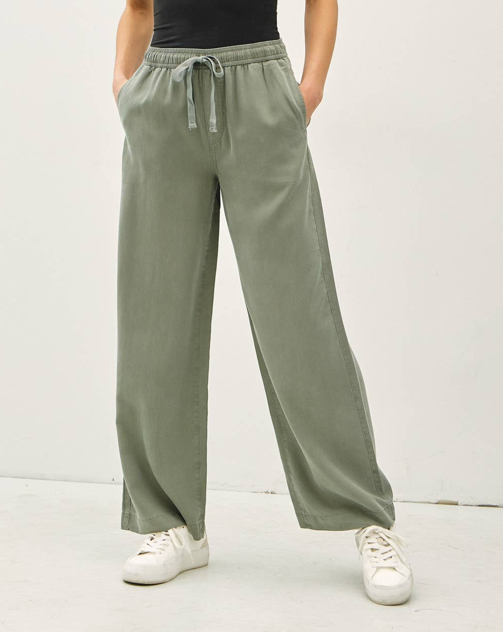Tencel Wide Leg Pants
