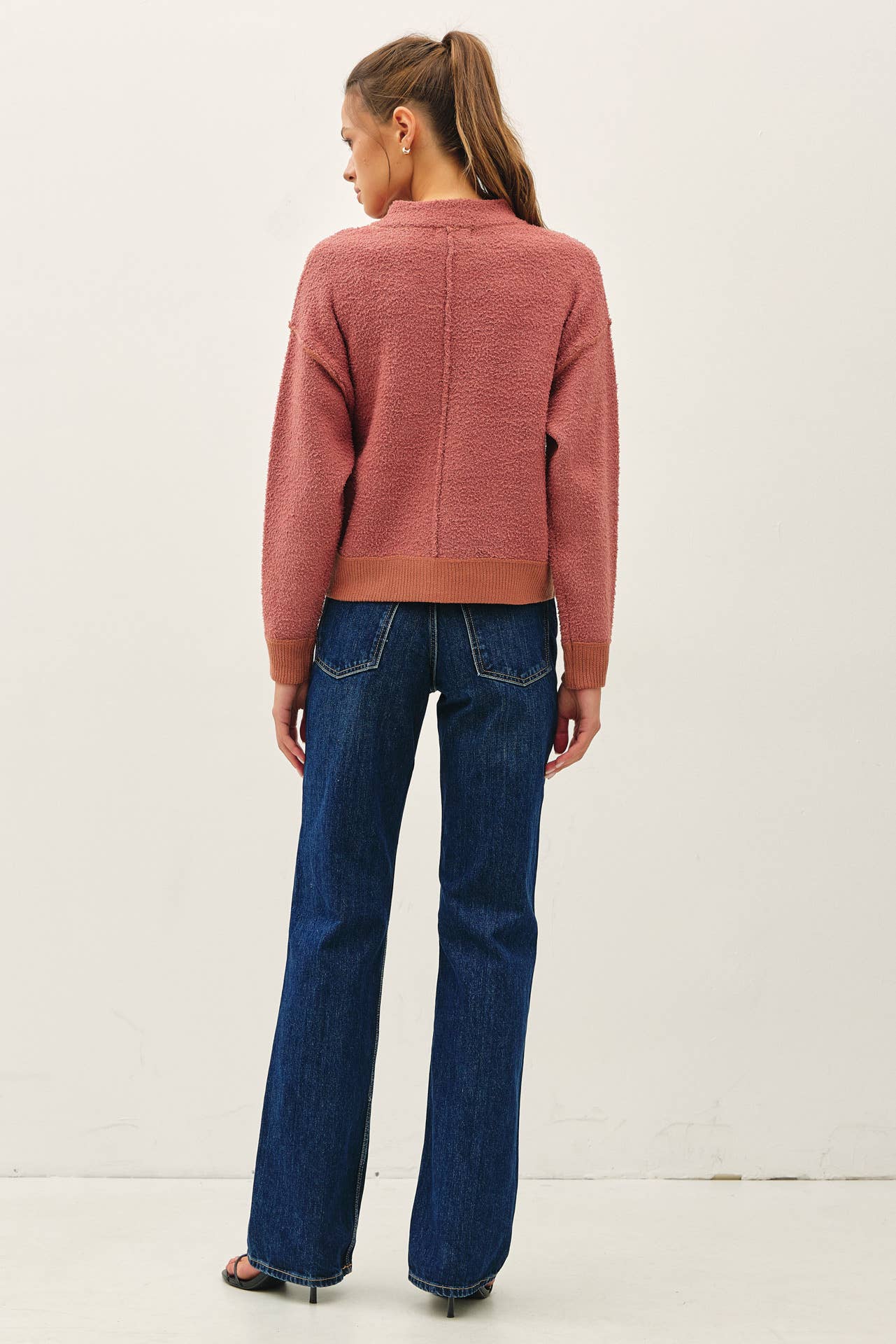 Soft Fluffy Zip Up Cardigan