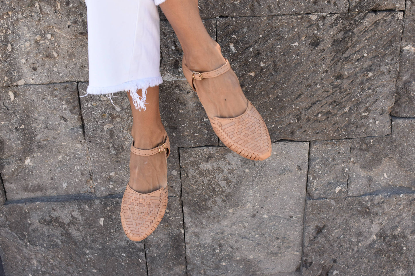 Macarena  Leather Sandals | Tan