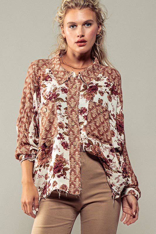 Floral Illusion Shirt