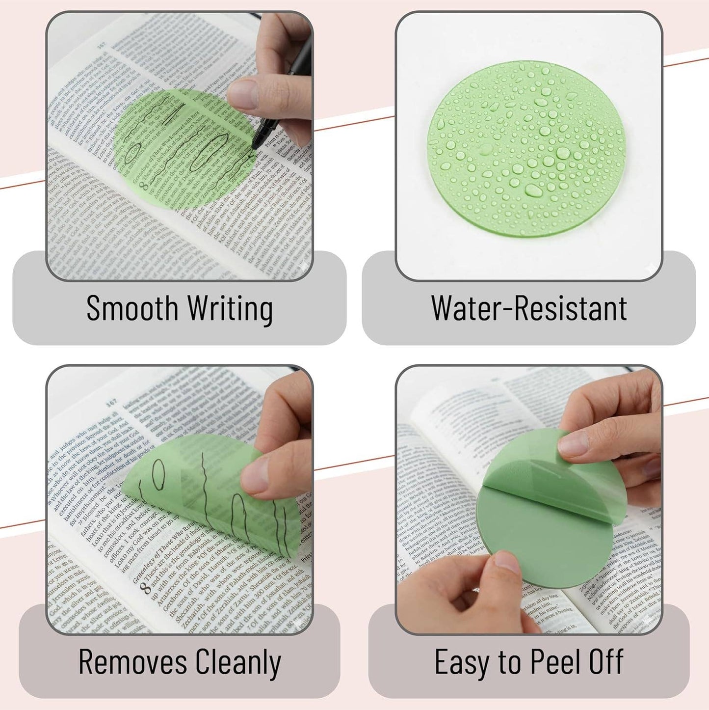 Mr. Pen | Bible Transparent Sticky Notes