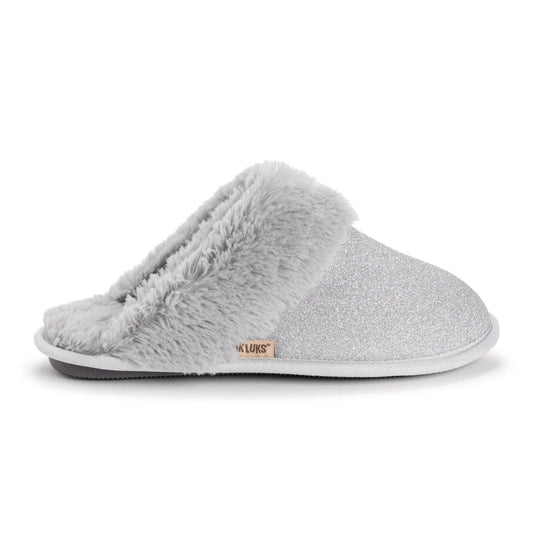 Muk Luks Women's Sparkle Scuff Slippers