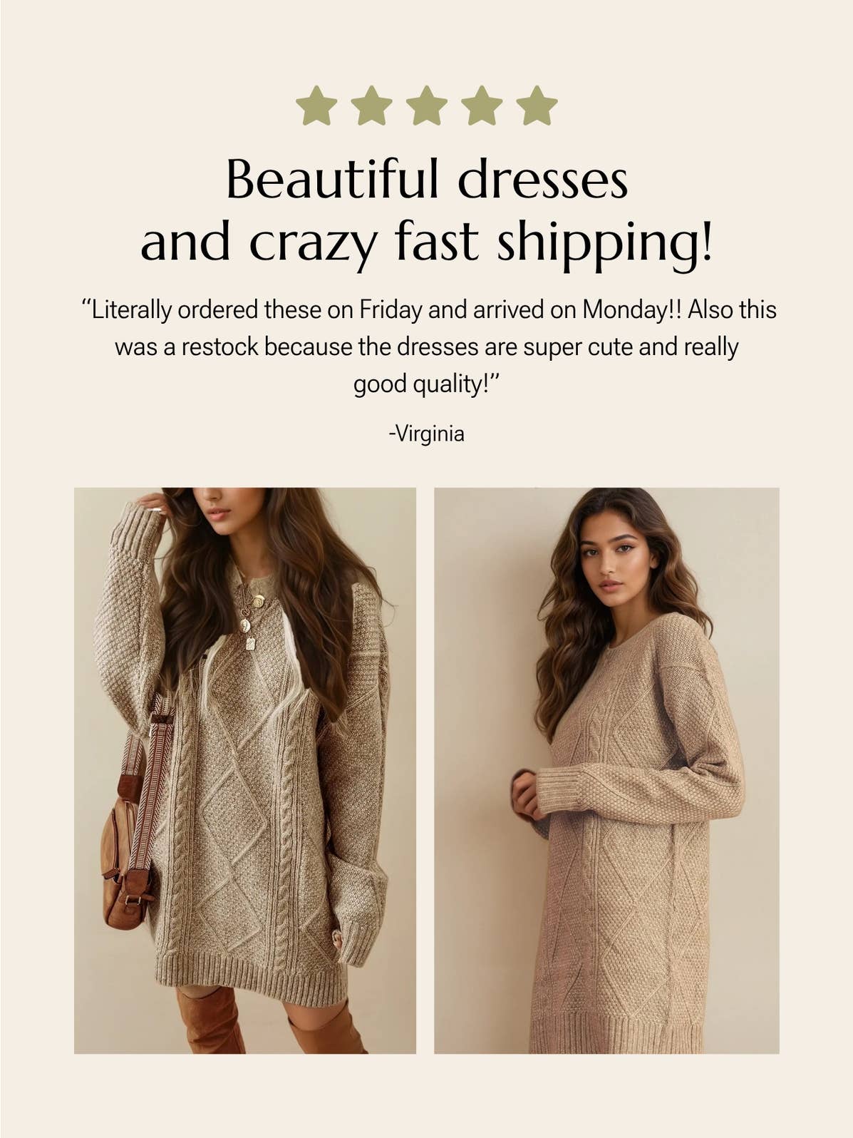 Lily Striped Neutral Cardigan