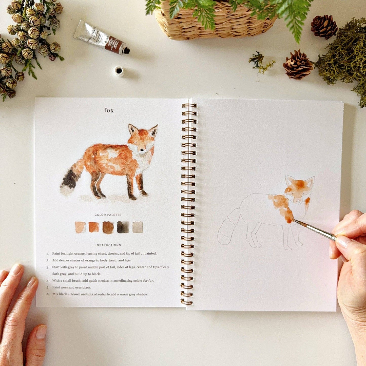 Watercolor Workbook | Woodland