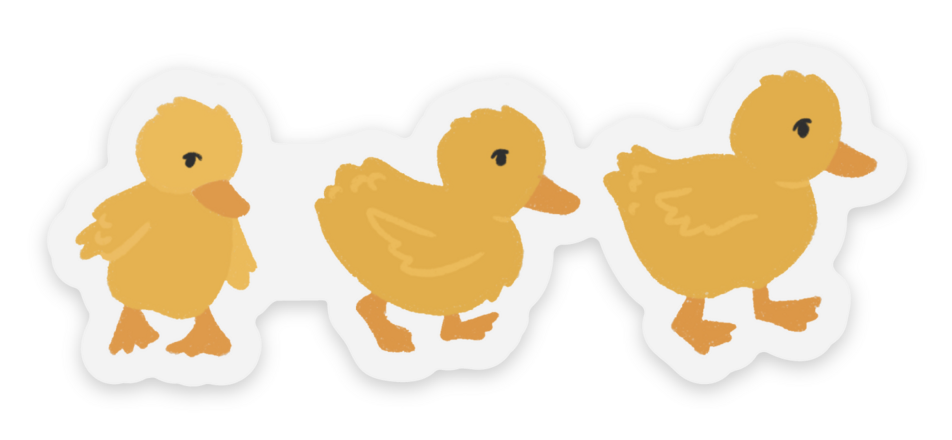Sticker | Ducklings