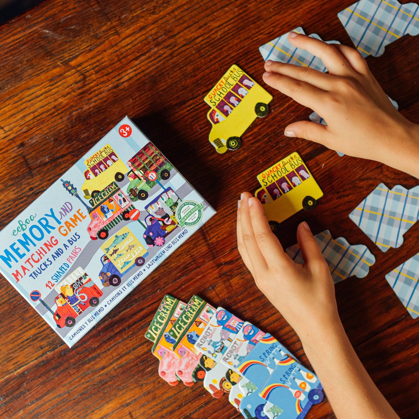 Trucks & A Bus Little Memory  Game