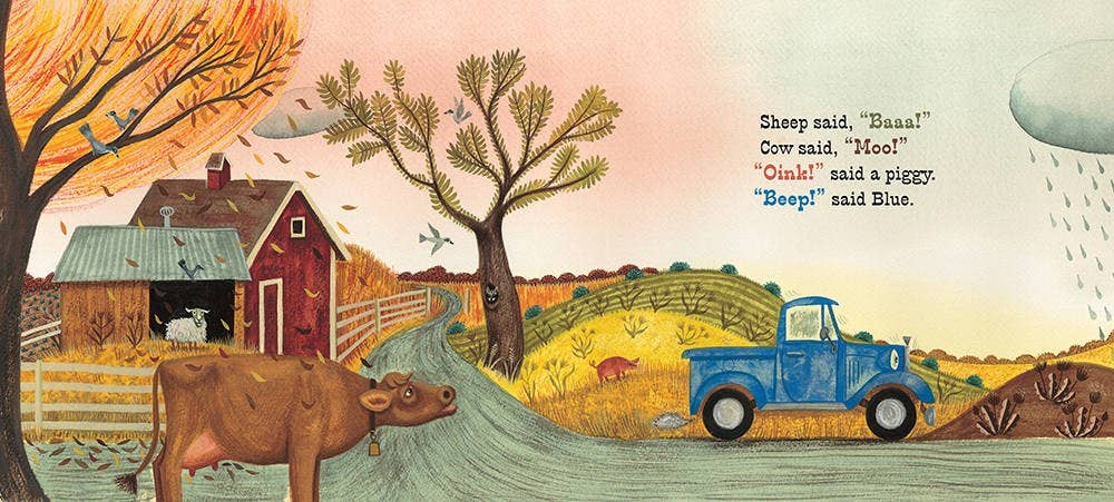 Little Blue Truck Board Book | Alice Schertle