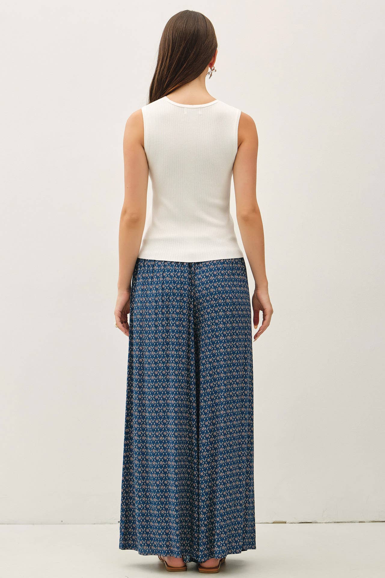 Paisley Printed Palazzo Pants