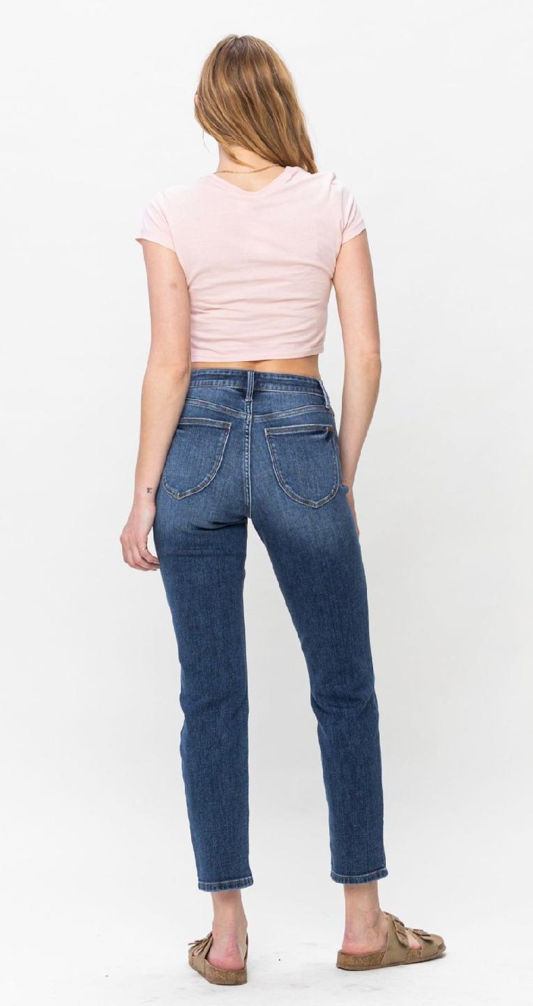 High Waist | Slim | Shield Back Pocket Jeans