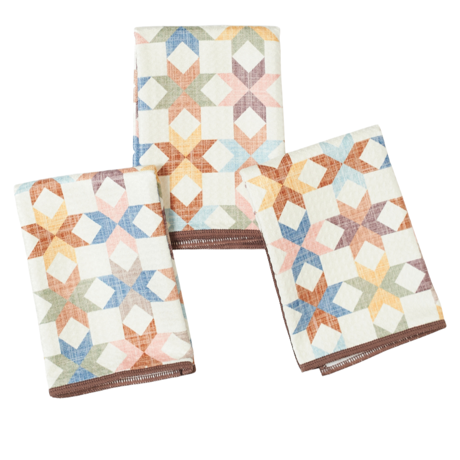 Mighty Mini Towel Set | Star Quilt