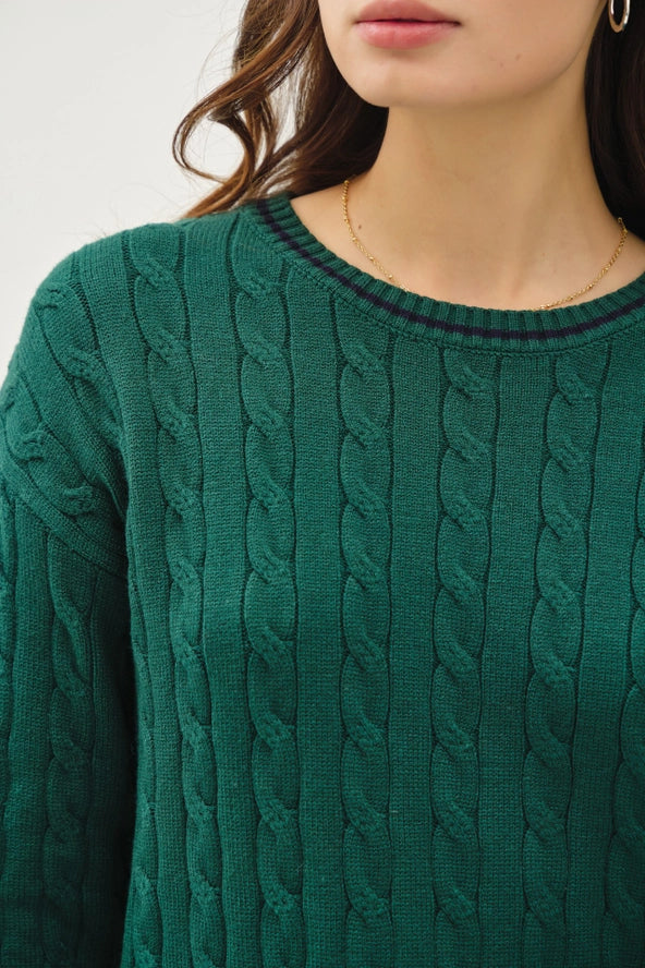 Chunky Cable Knit Sweater