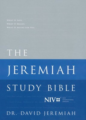 NIV The Jeremiah Study Bible