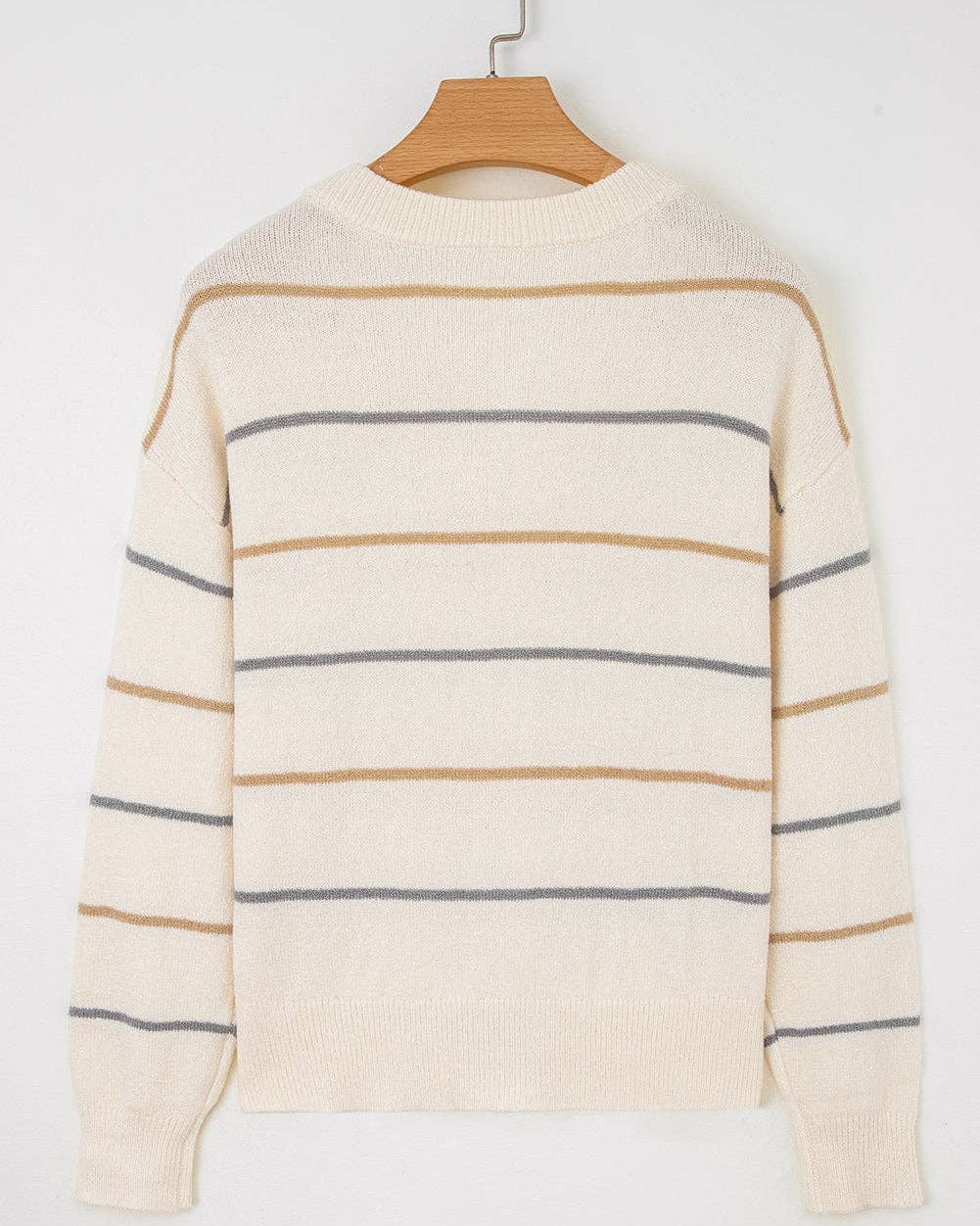 Lily Striped Neutral Cardigan