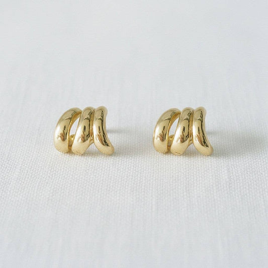 Abstract Geometric Stud Earrings