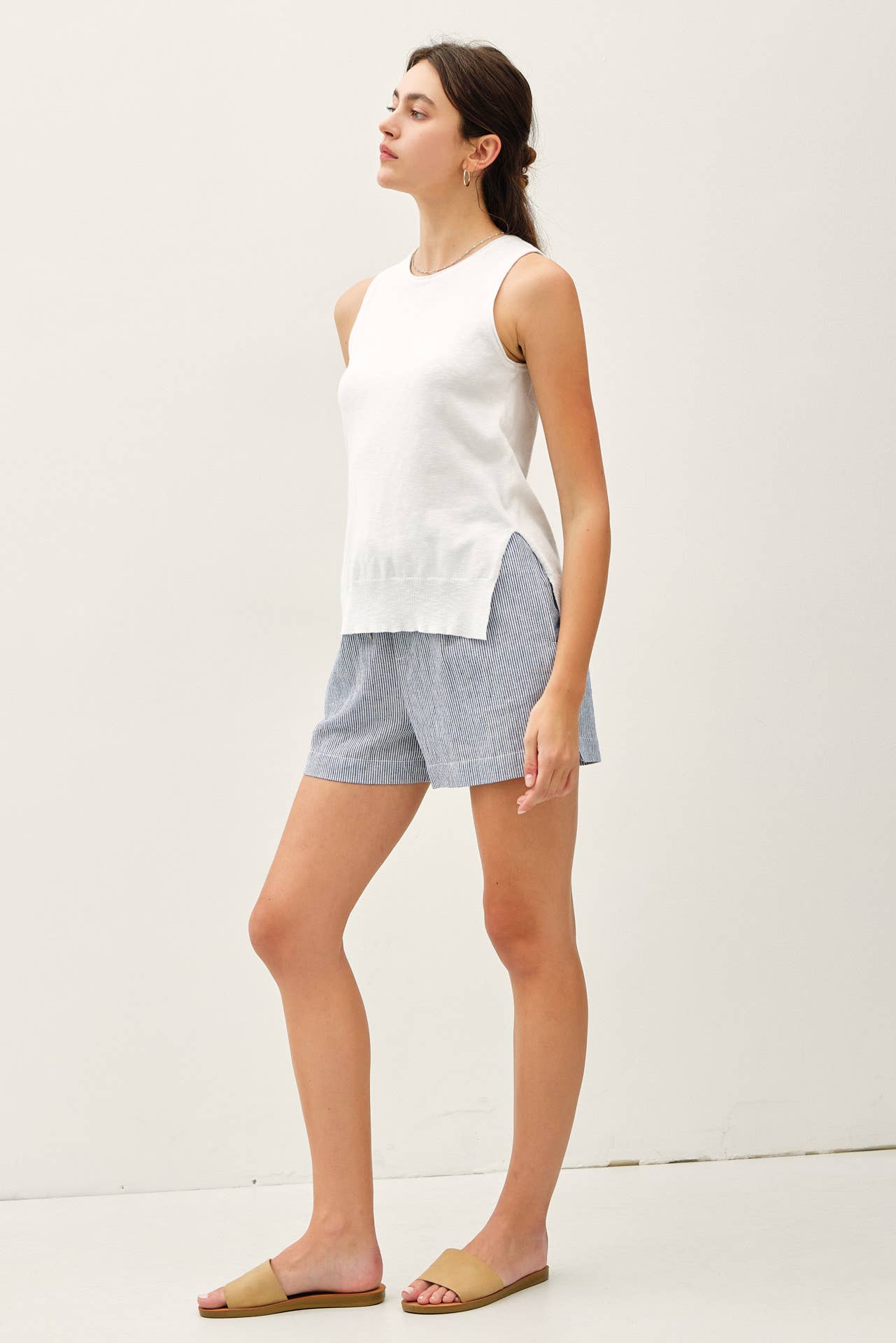 Raw Seam Knit Tank