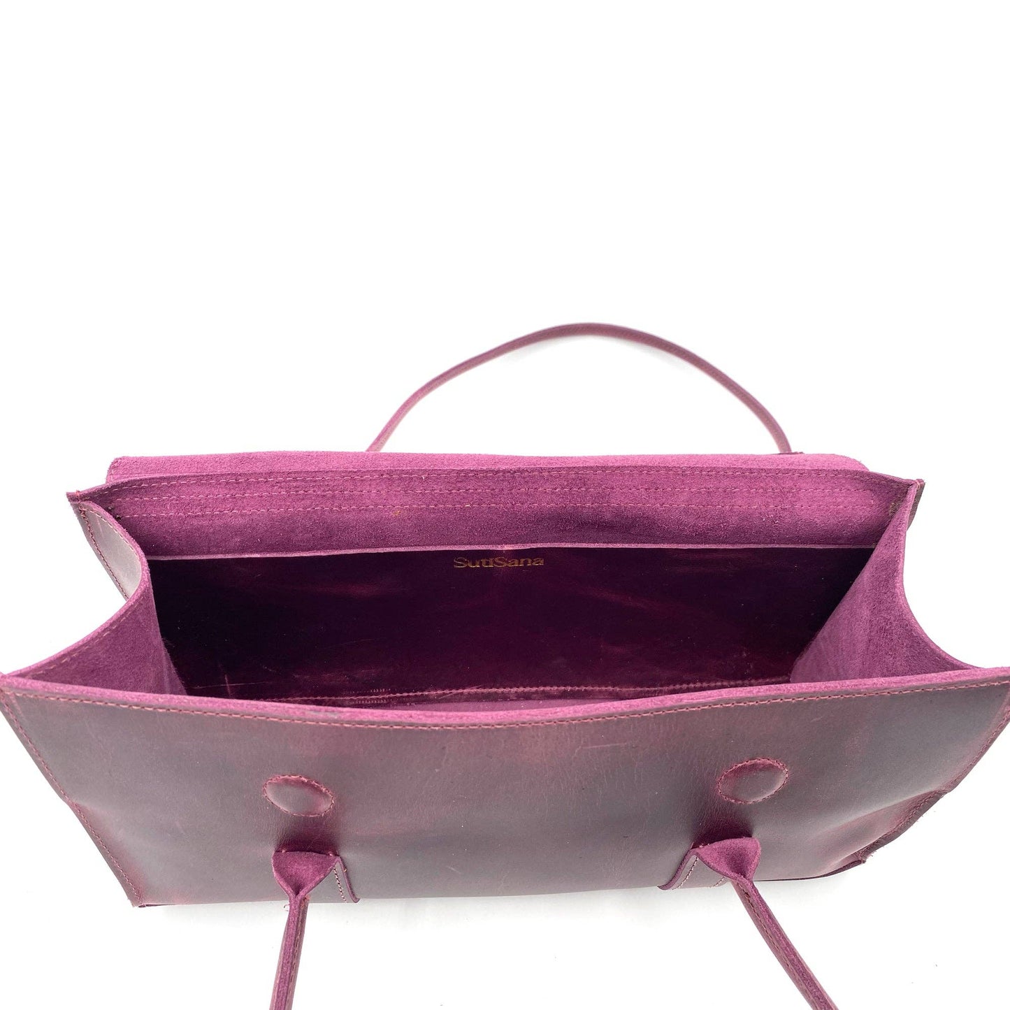 East-West Shoulder Bag in Mulberry