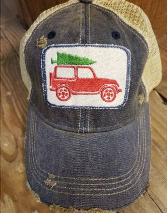 Trucker Hat | Christmas Jeep